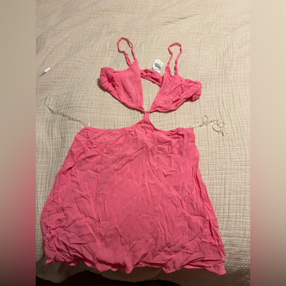 Xs wild and fable pink beach dress/cover up